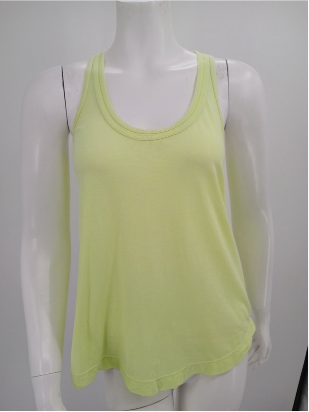 Spendid Womens Light Lime Green Tank Top Size XS Cotton